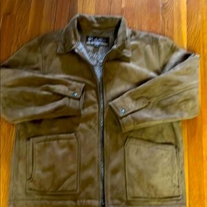 COLUMBIA Brown Suede Jacket MENS XL